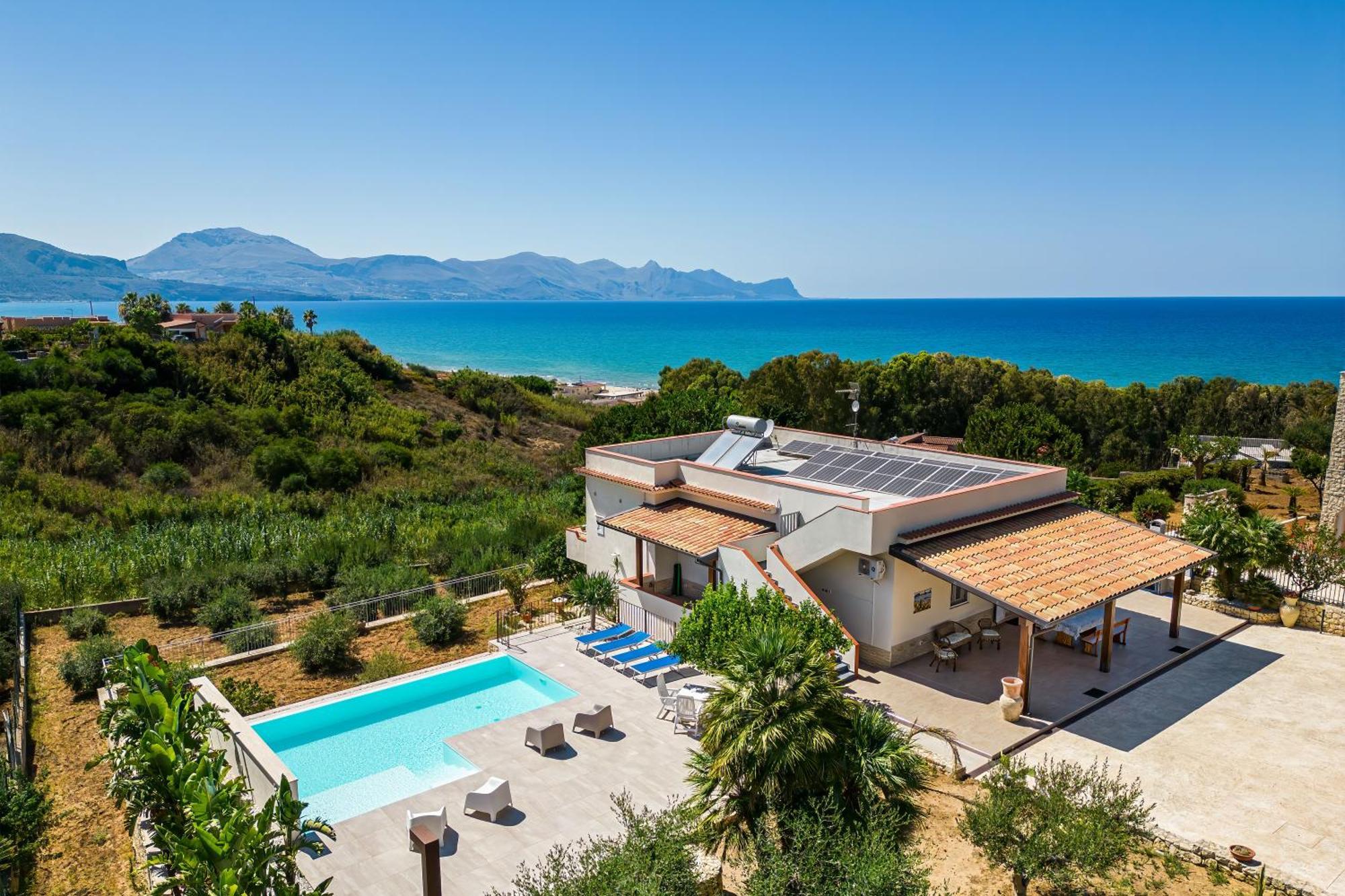 Villa Dellacqua Alcamo Marina Kültér fotó